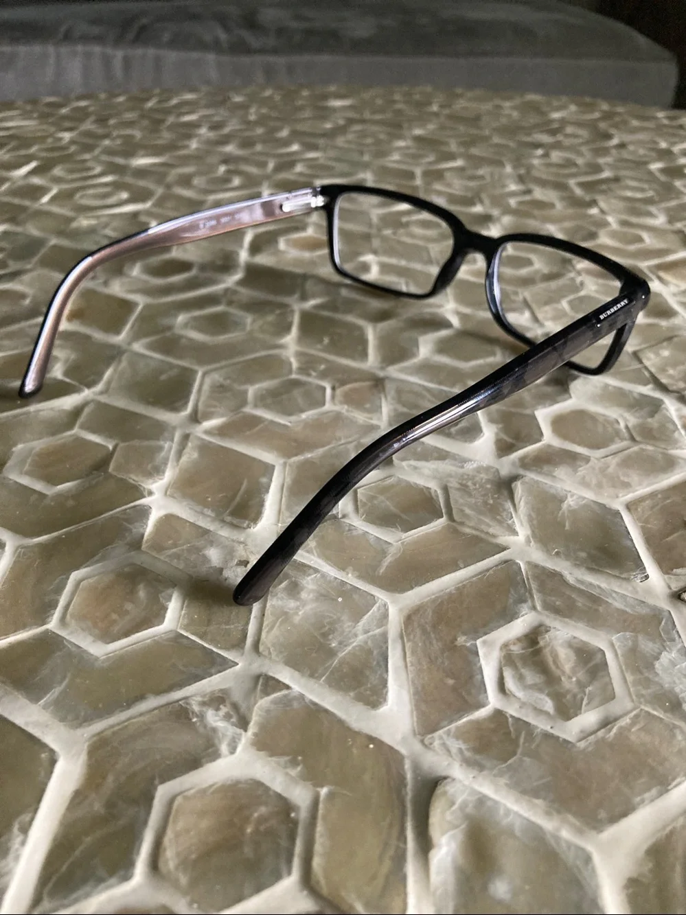 Burberry BE 2086 3001 Rectangular eyeglasses in Black
